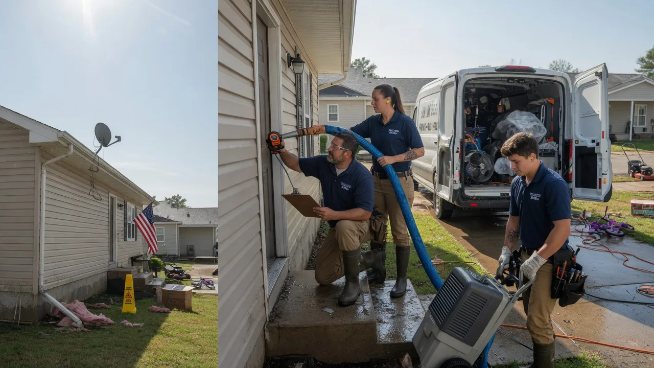 Ceiling Water Damage Restoration in Detroit, AL near me